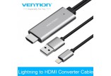 Cáp chuyển đổi Lightning to HDMI dài 2m Vention CEJHH